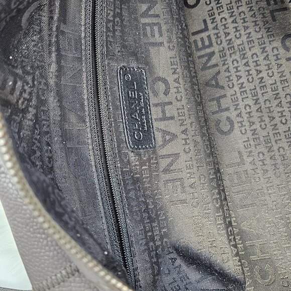 Chanel  Caviar Square Stitched Bowler Handbag - Picture 8 of 17